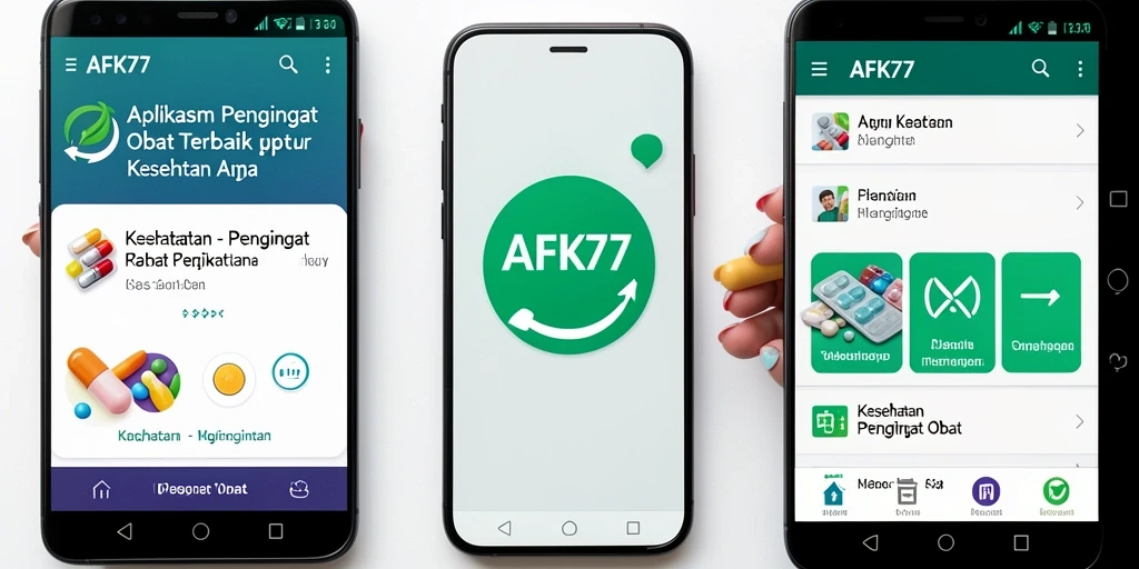 Antarmuka aplikasi AFK77 yang user-friendly dan fungsional.
