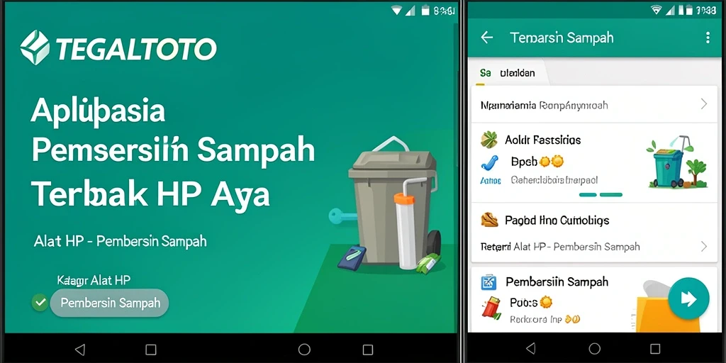 Screenshot utama TEGALTOTO menampilkan antarmuka pembersihan yang intuitif.
